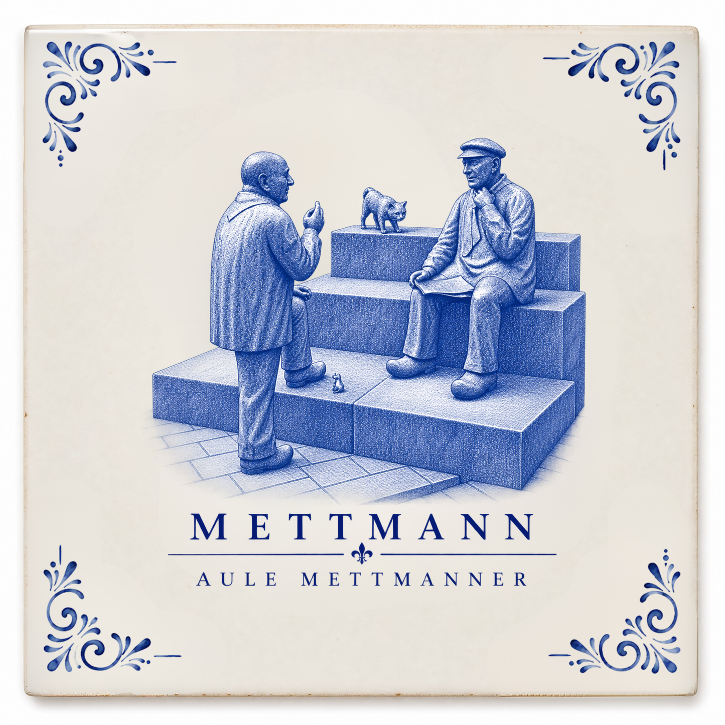 Mettmann Set – acht Motive plus Geschenkfliese