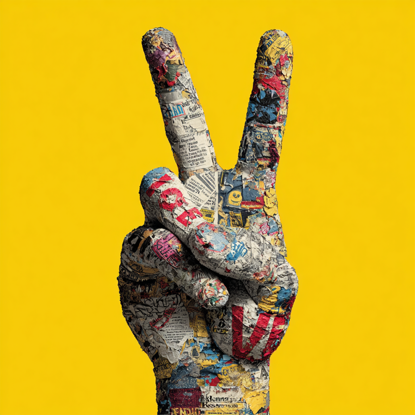Paper Peace Sign