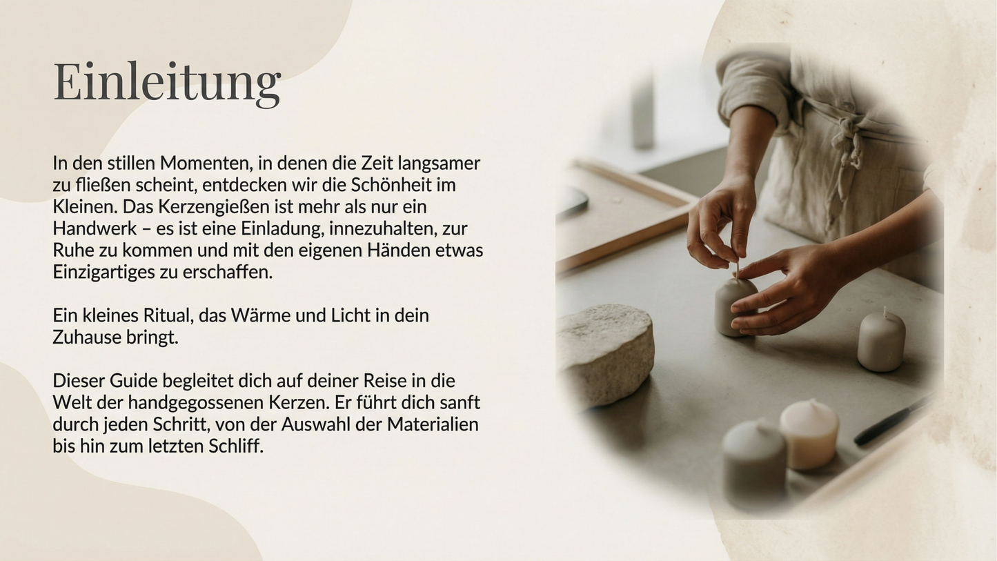 Kerzengießen lernen: Der komplette Guide