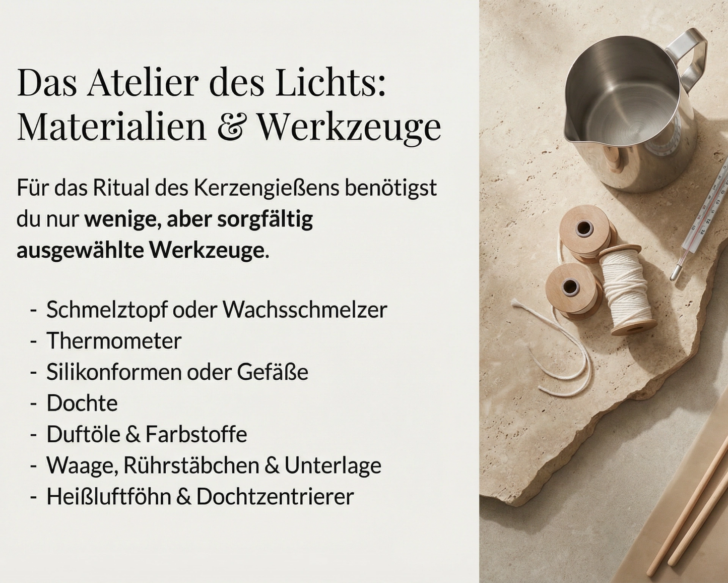 Kerzengießen lernen: Der komplette Guide