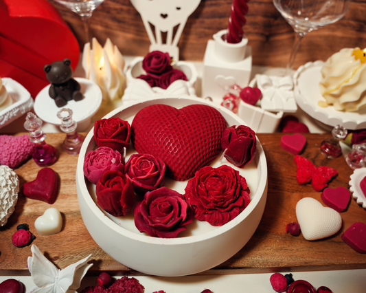 Heart & Roses Bowl – Valentine Hero Piece