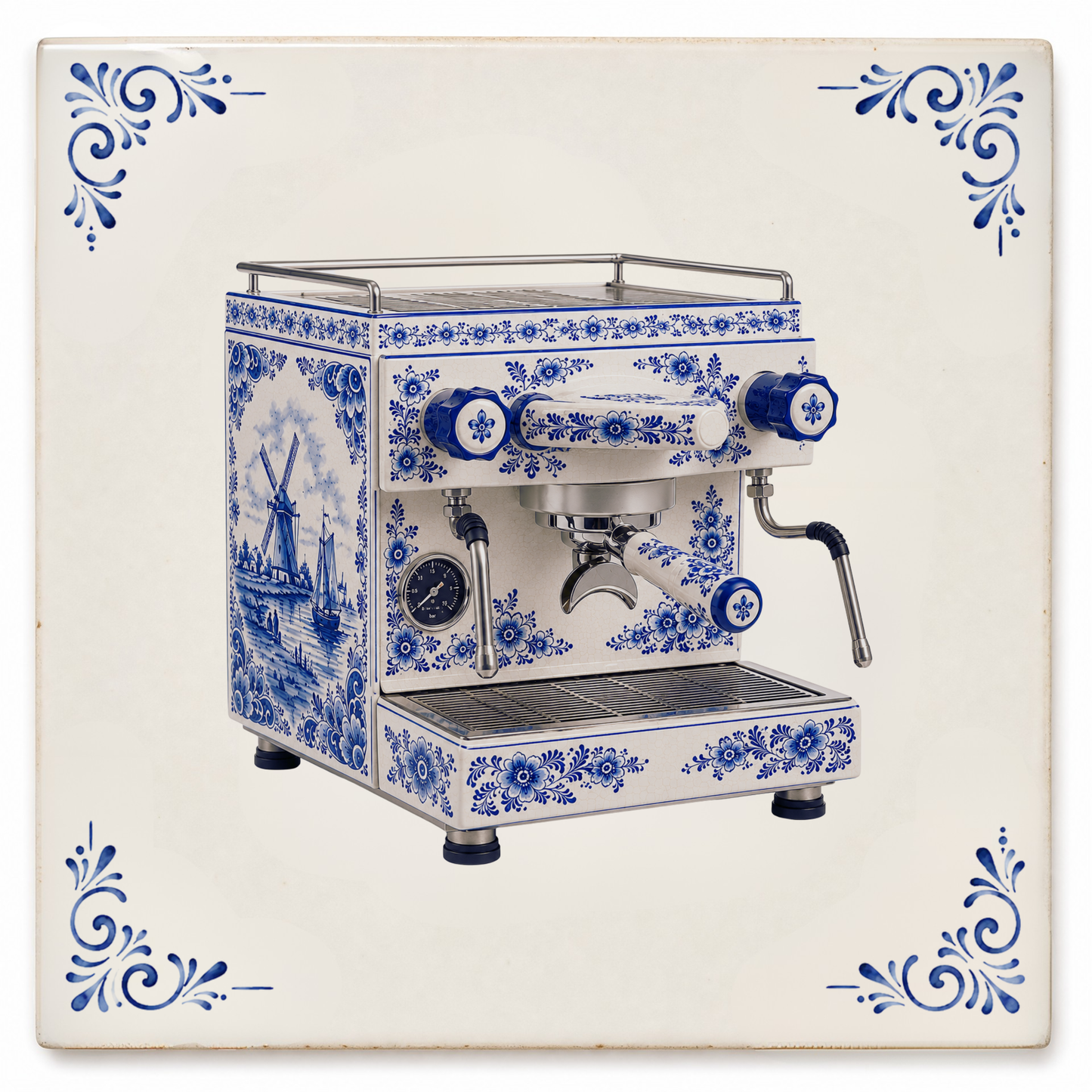 Art Fliese – Espressomaschine