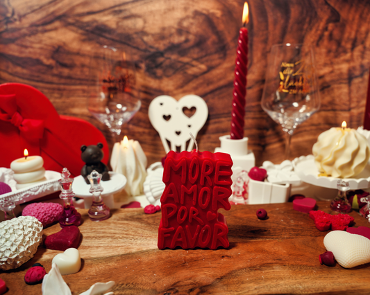 More Amor Candle – Valentine Statement