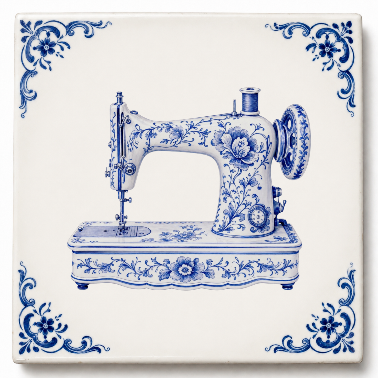 Art Fliese – Nähmaschine
