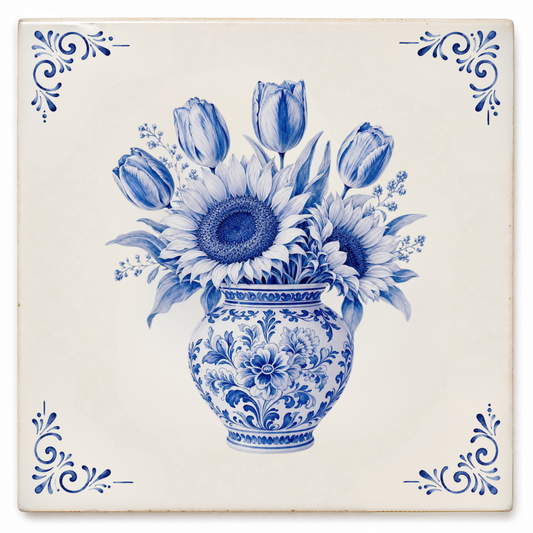 Art Fliese – Blumenvase