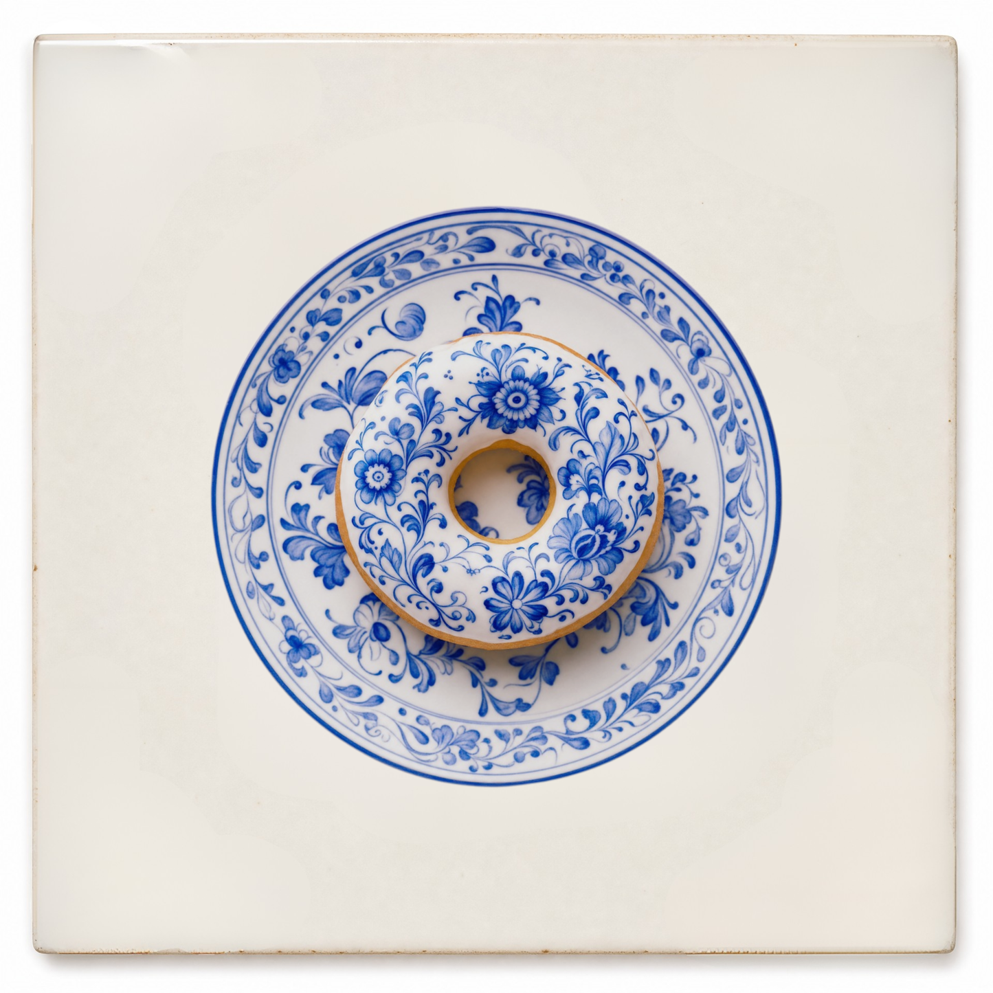 Art Fliese – Glasierter Donut