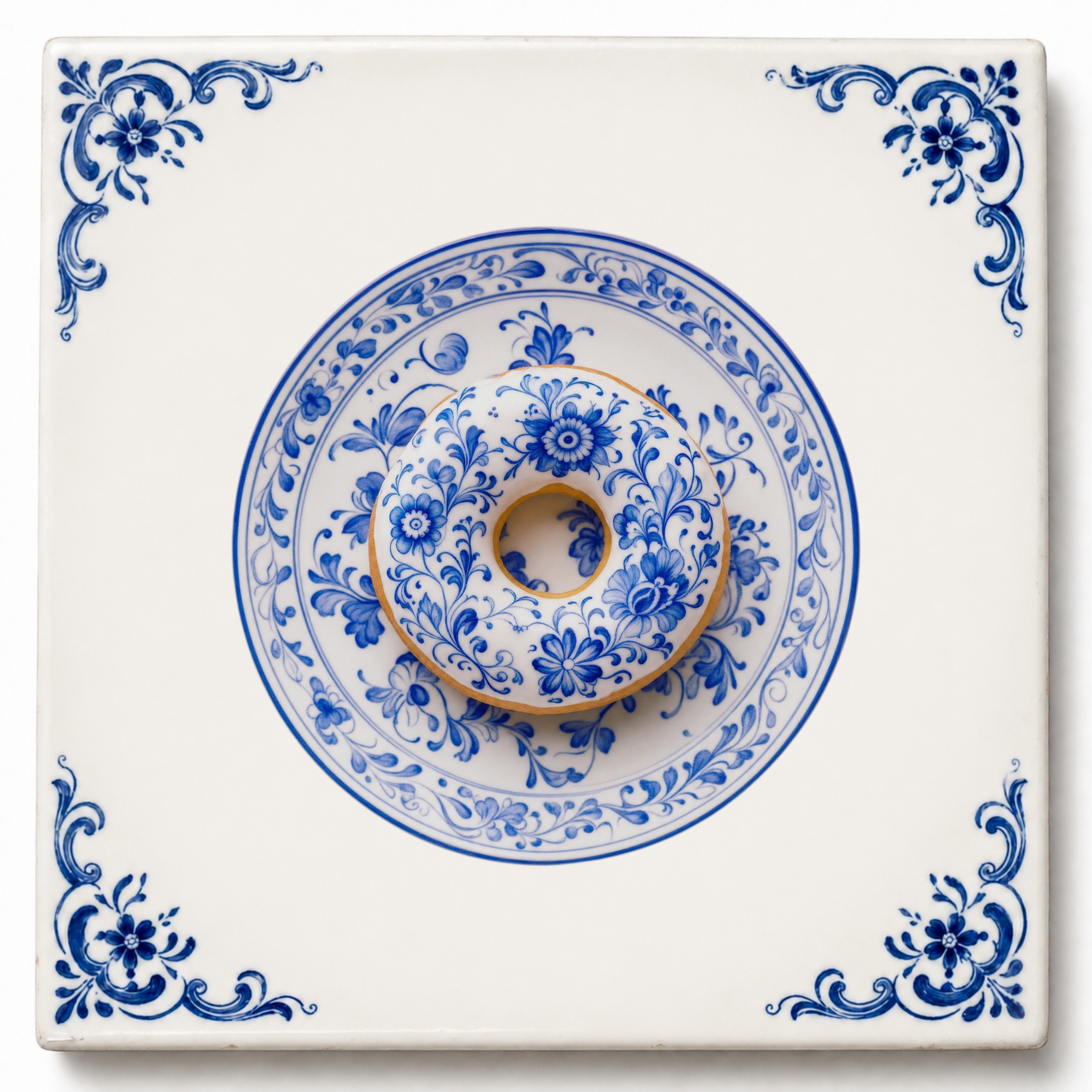 Art Fliese – Glasierter Donut
