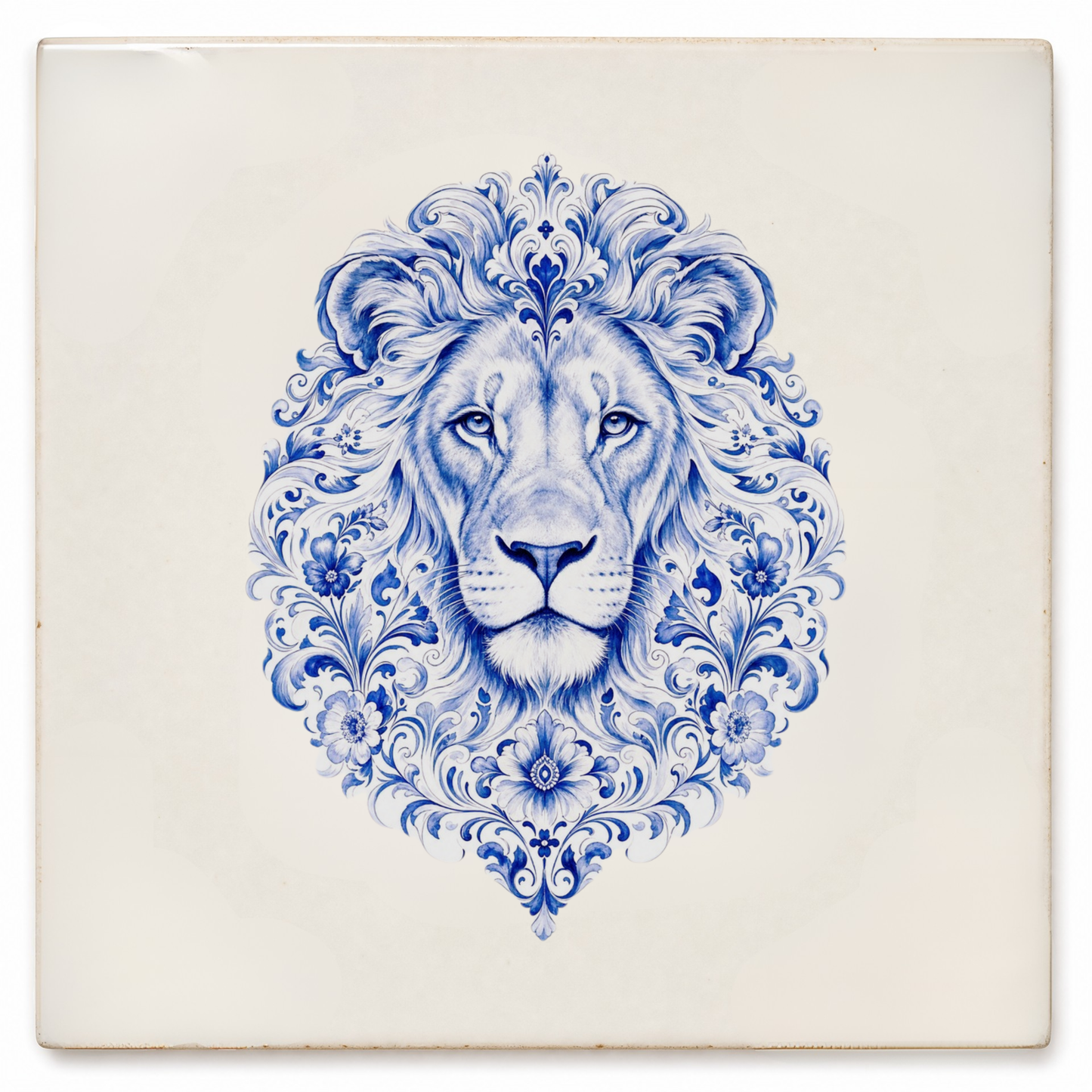 Art Fliese – Majestätischer Löwe
