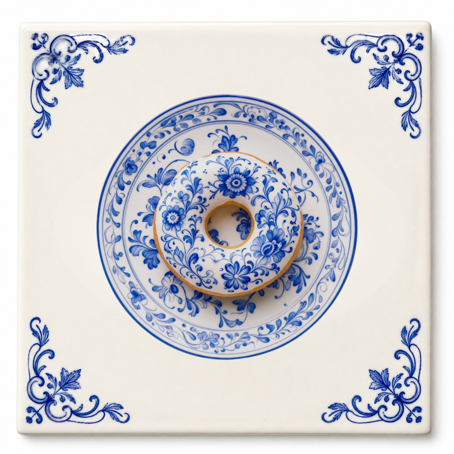 Art Fliese – Glasierter Donut