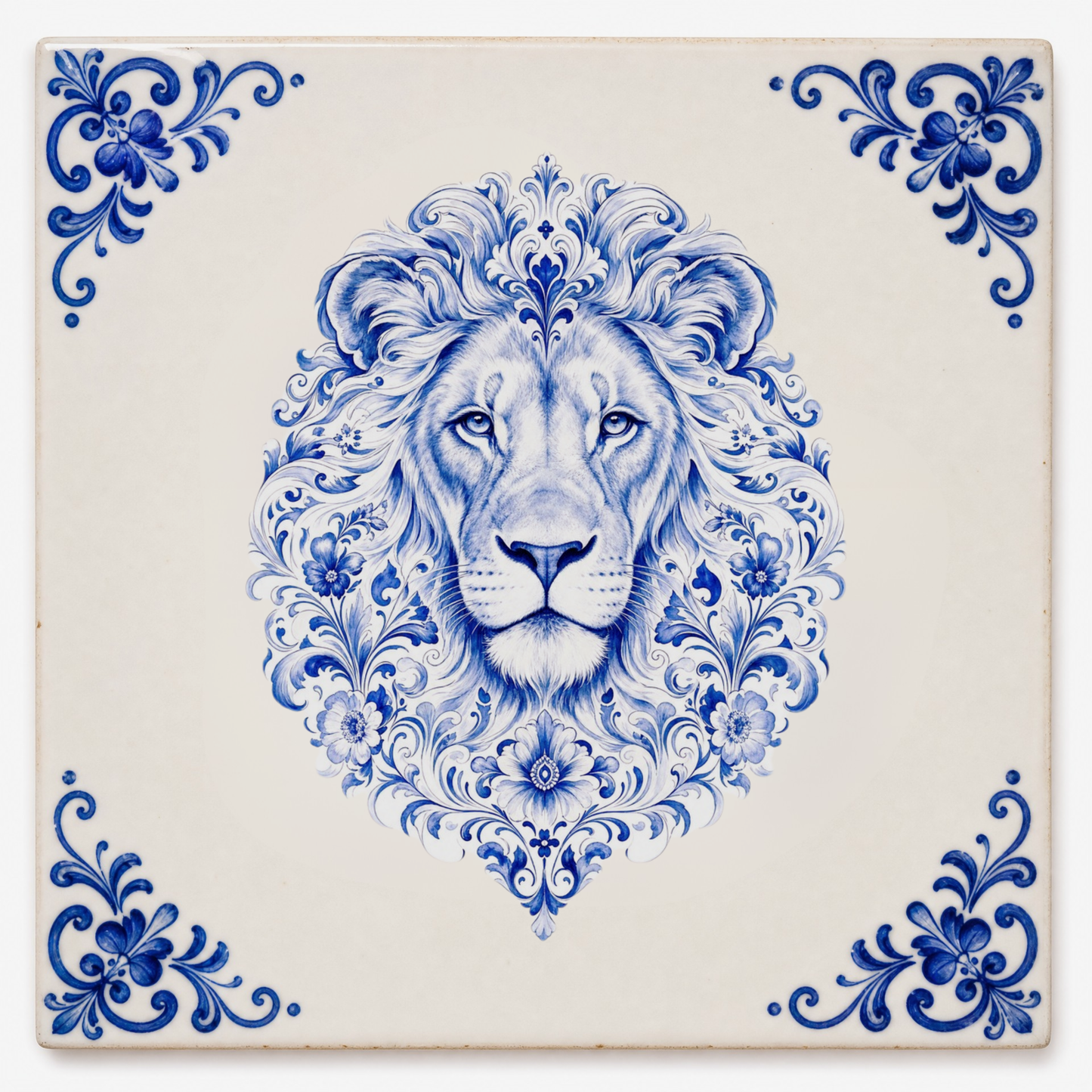 Art Fliese – Majestätischer Löwe