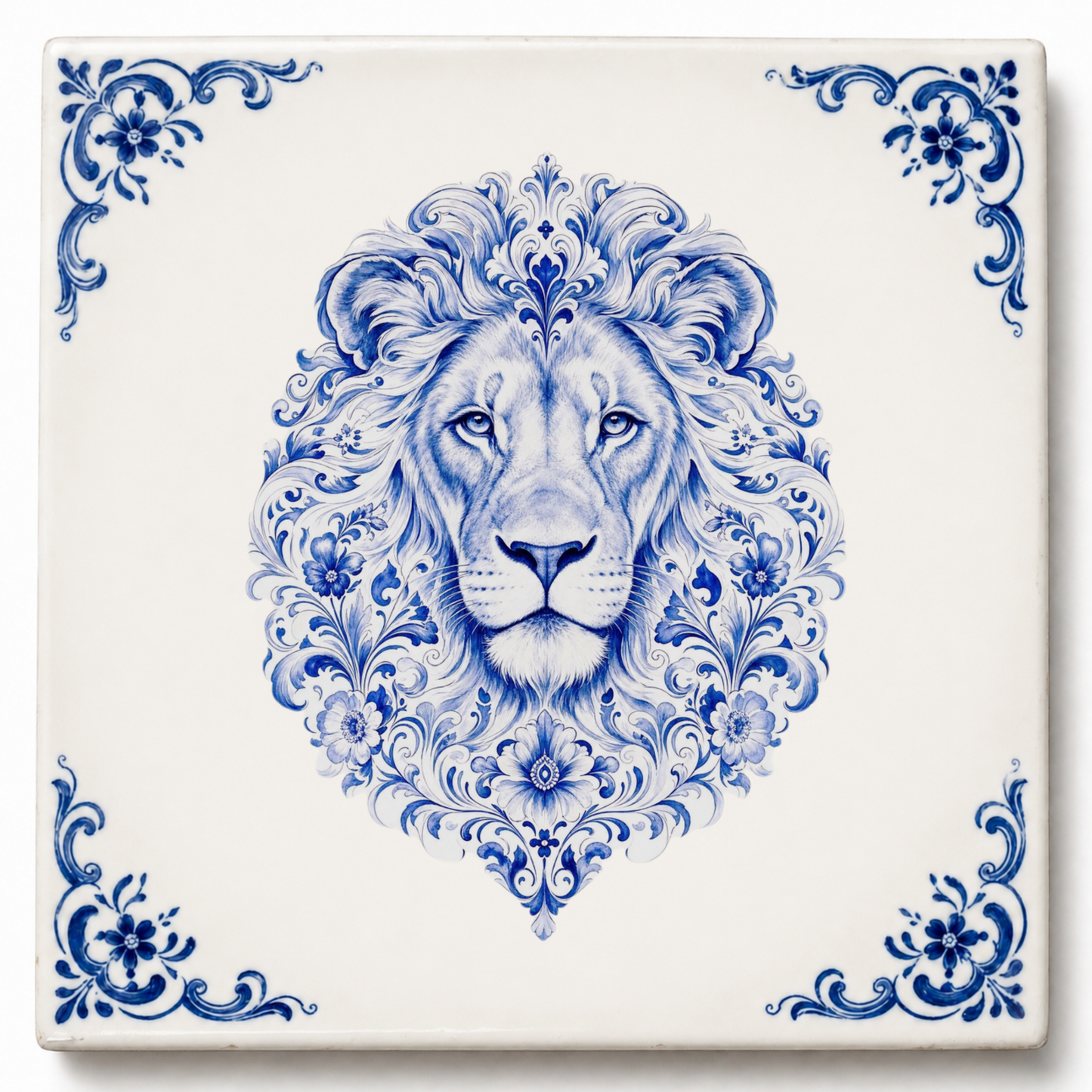 Art Fliese – Majestätischer Löwe