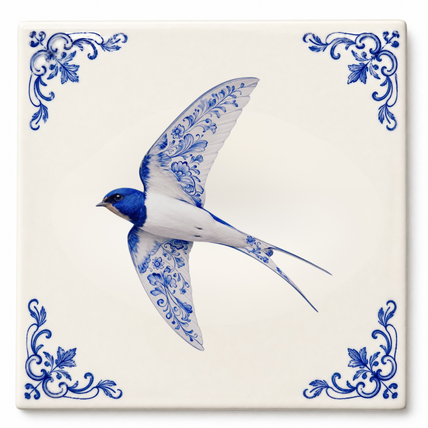 Art Fliese – Fliegende Schwalbe