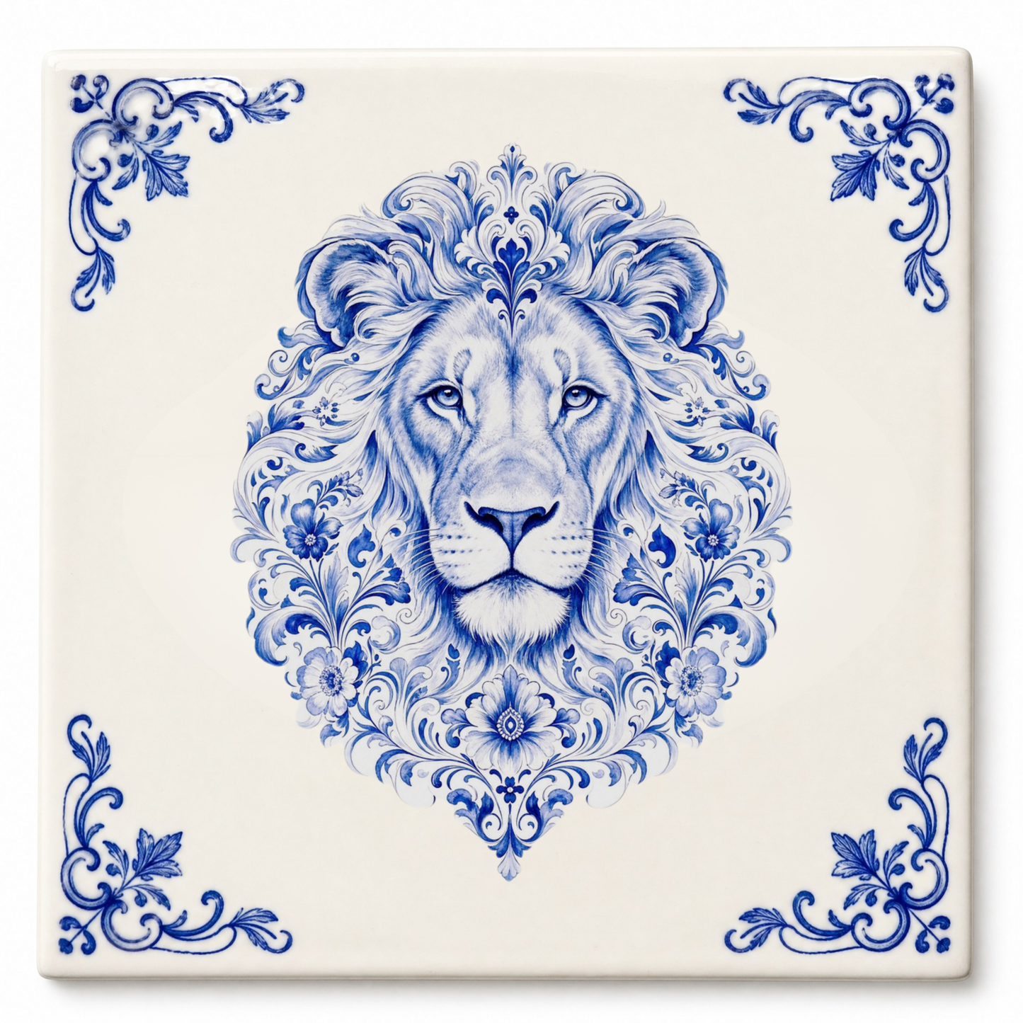 Art Fliese – Majestätischer Löwe
