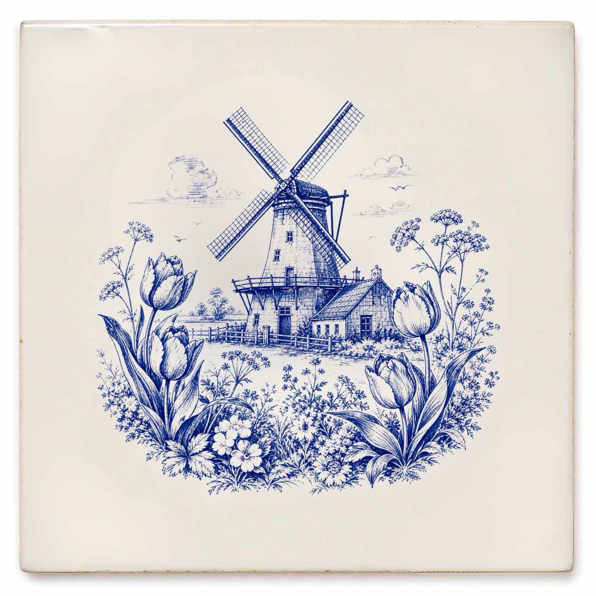 Art Fliese – Windmühlenlandschaft