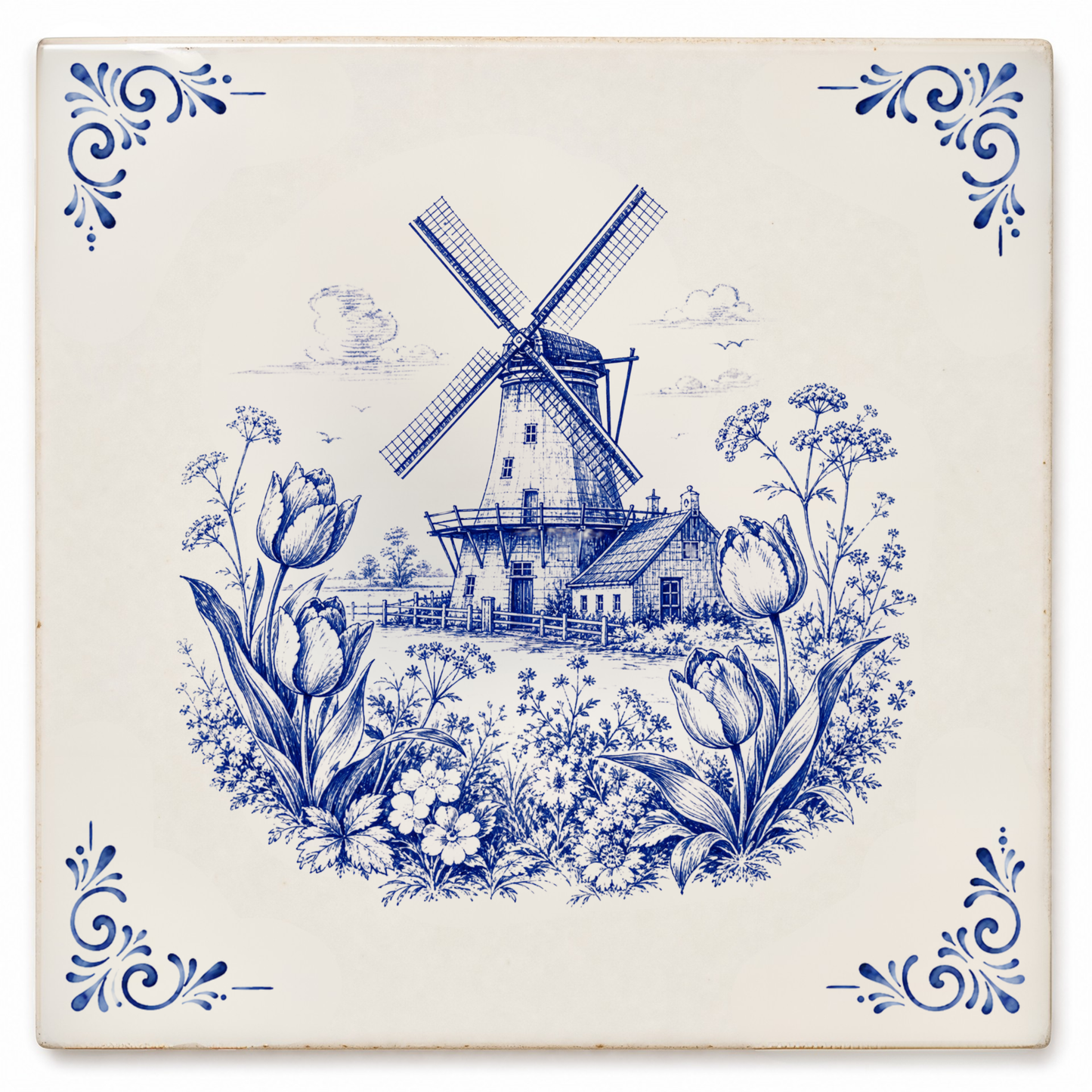 Art Fliese – Windmühlenlandschaft