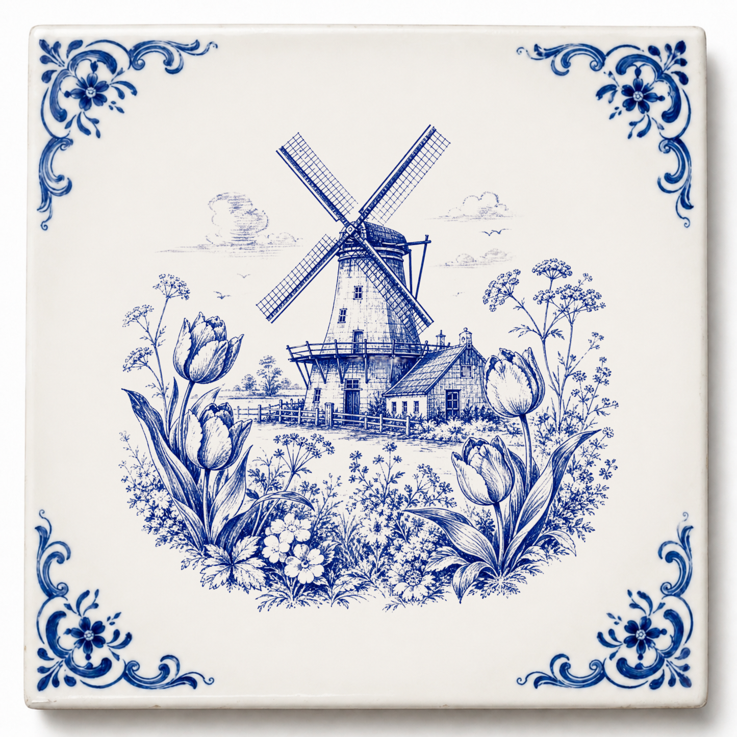 Art Fliese – Windmühlenlandschaft