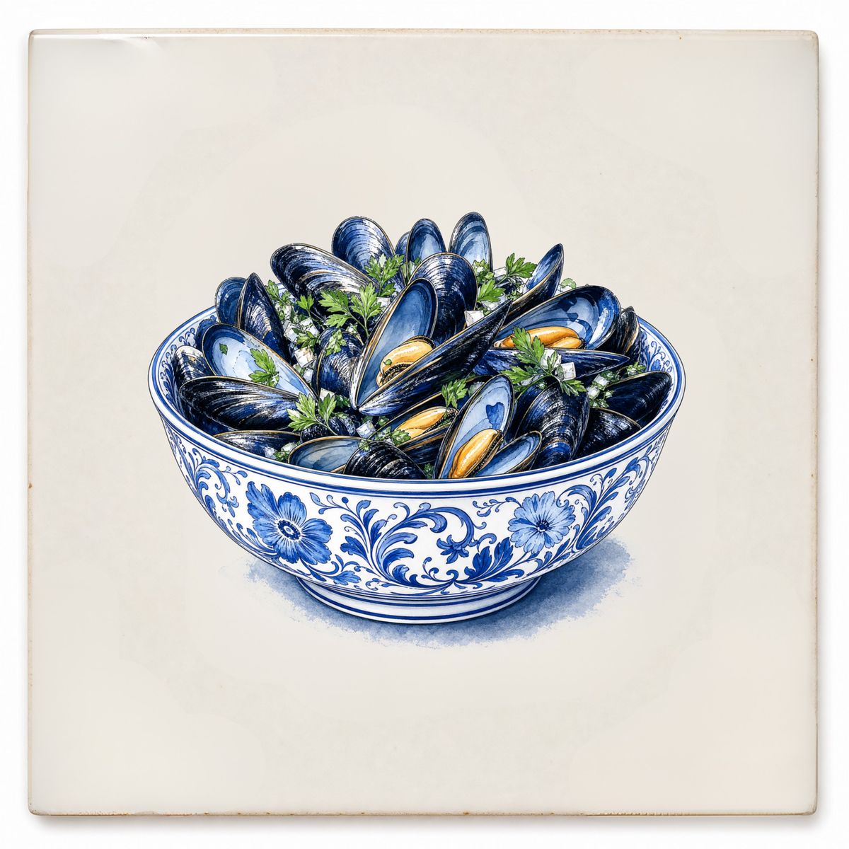 Art Fliese – Miesmuscheln