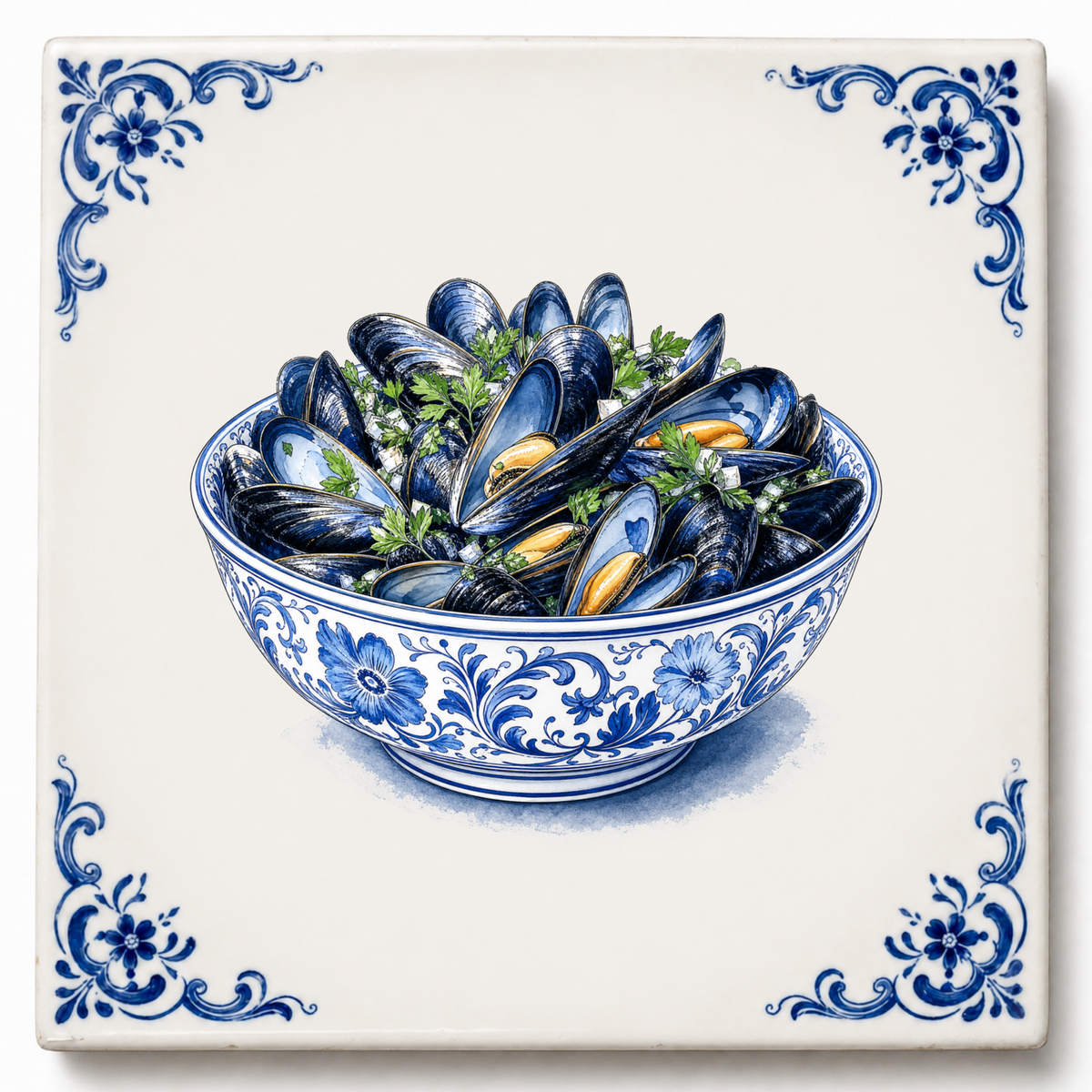 Art Fliese – Miesmuscheln