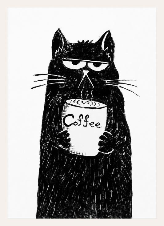 Dark Roast Cat – A3