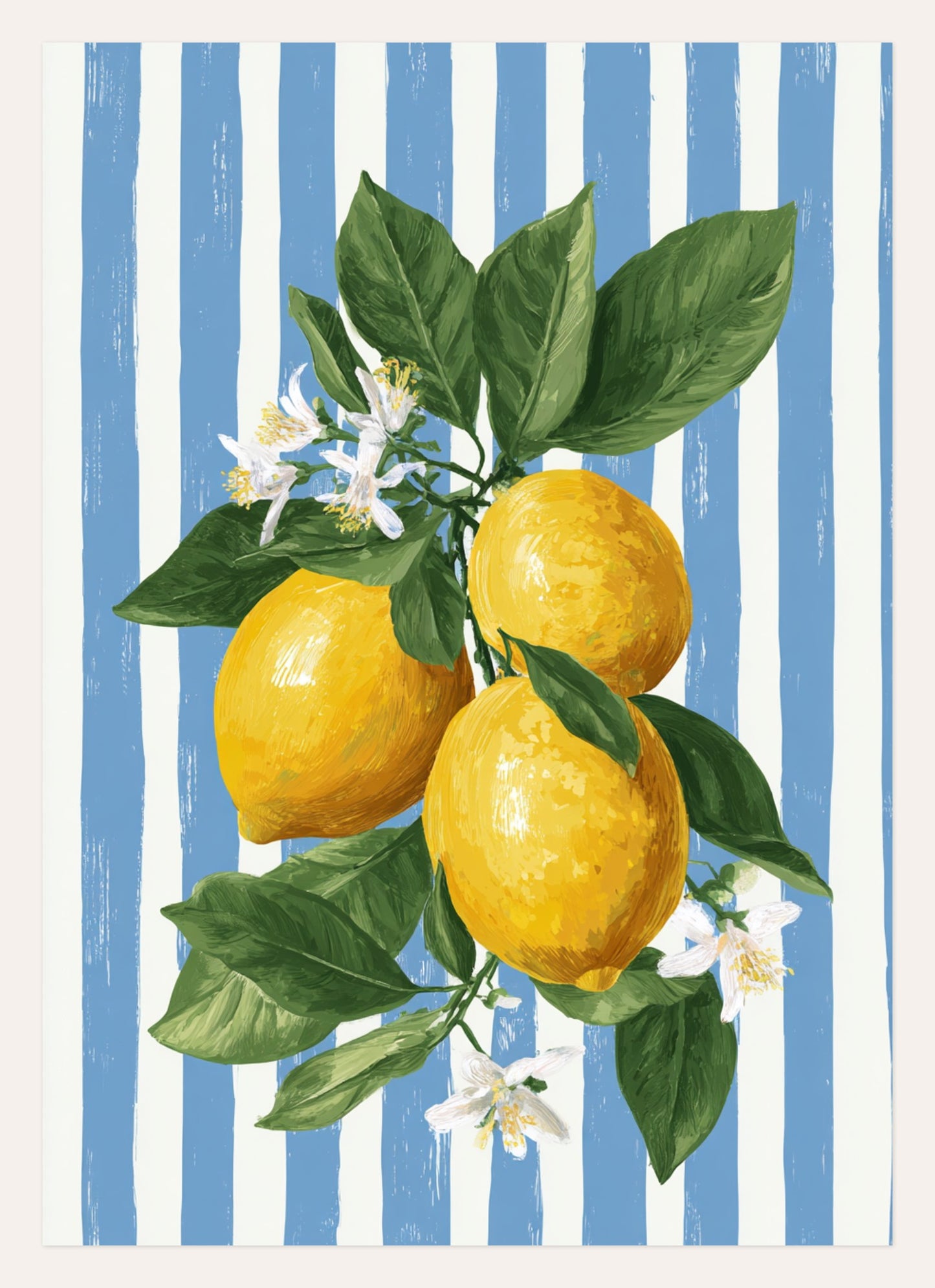 Lemon Stripe Days – A3