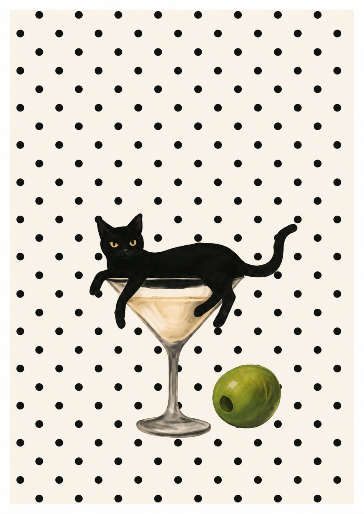 Dirty Martini Cat – A3