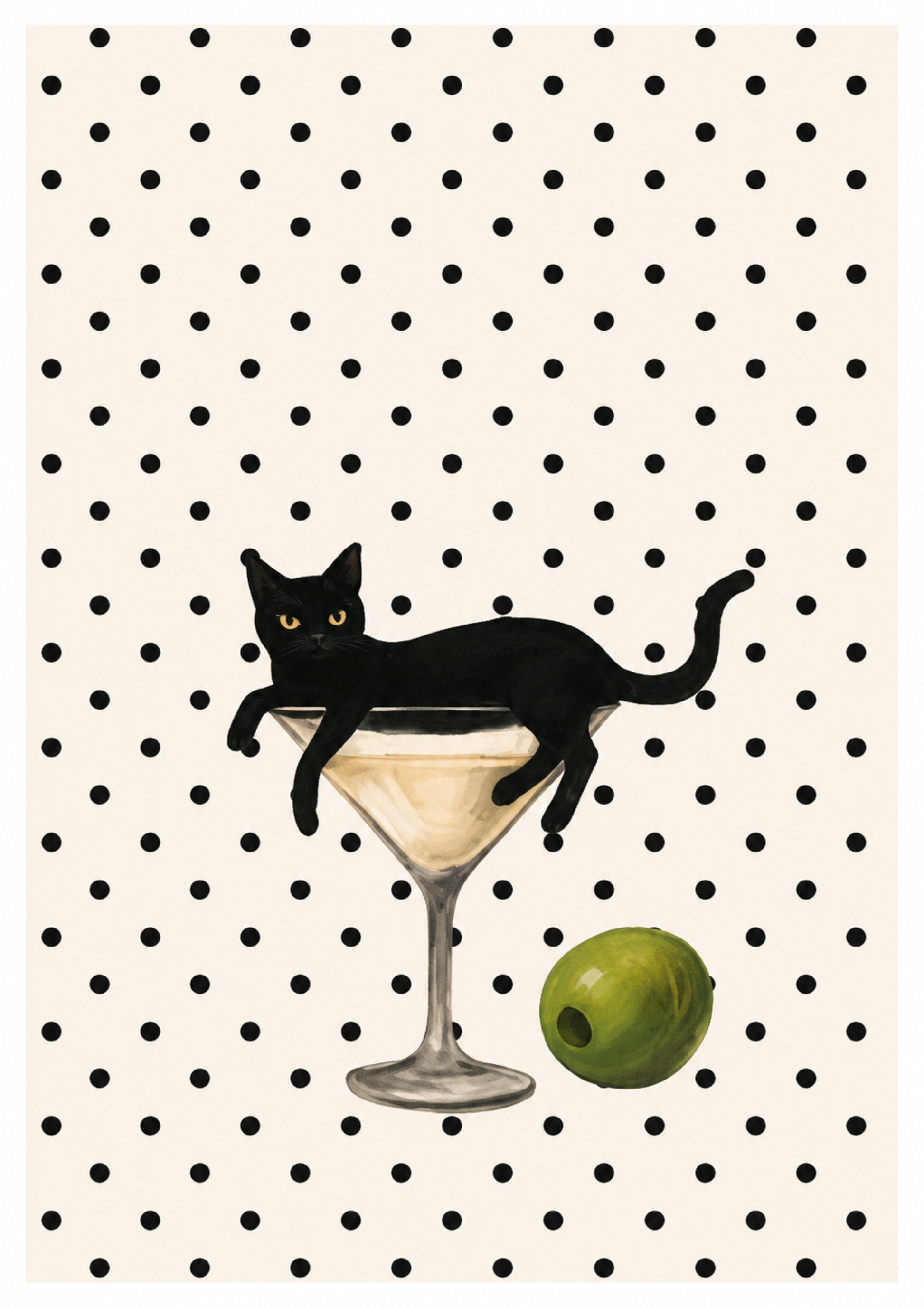 Dirty Martini Cat – A3