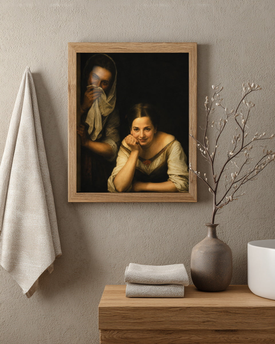 Zwei Frauen am Fenster