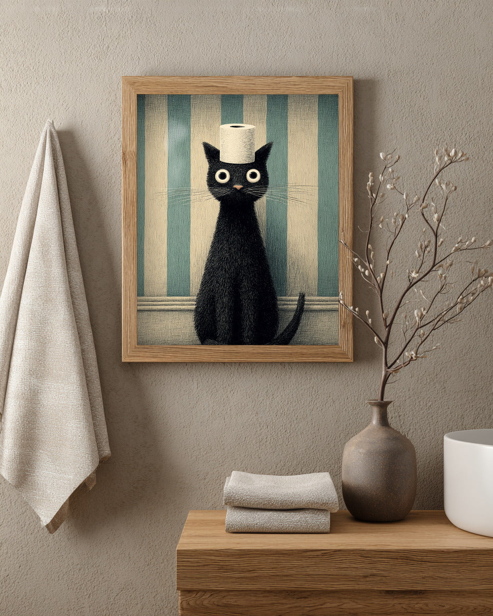 Toilet Paper Cat