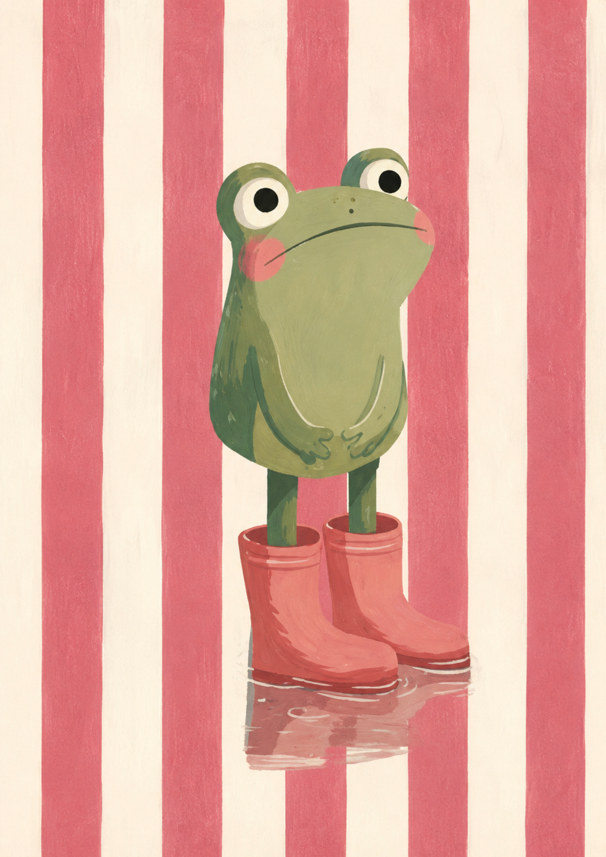 Rainy Day Frog – A3