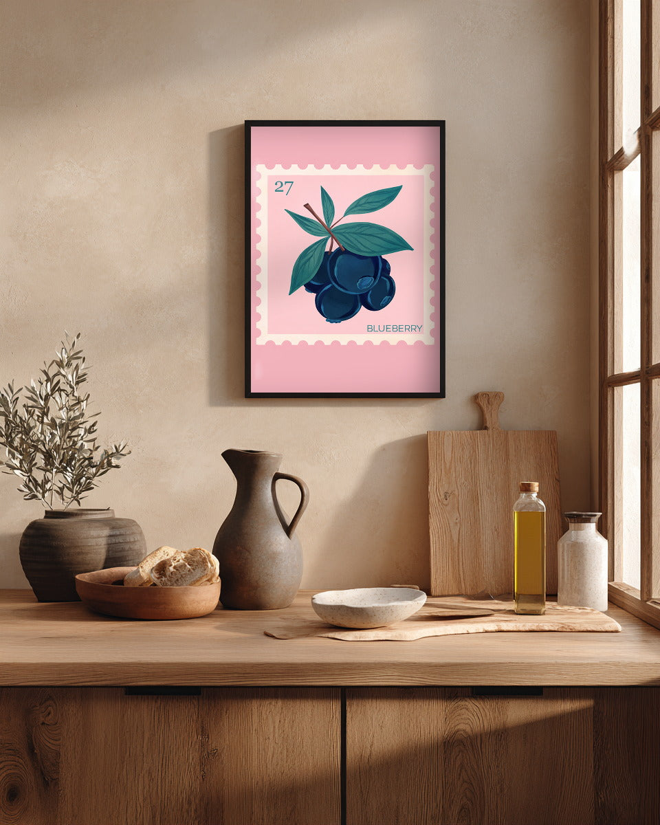 Briefmarke Blaubeere