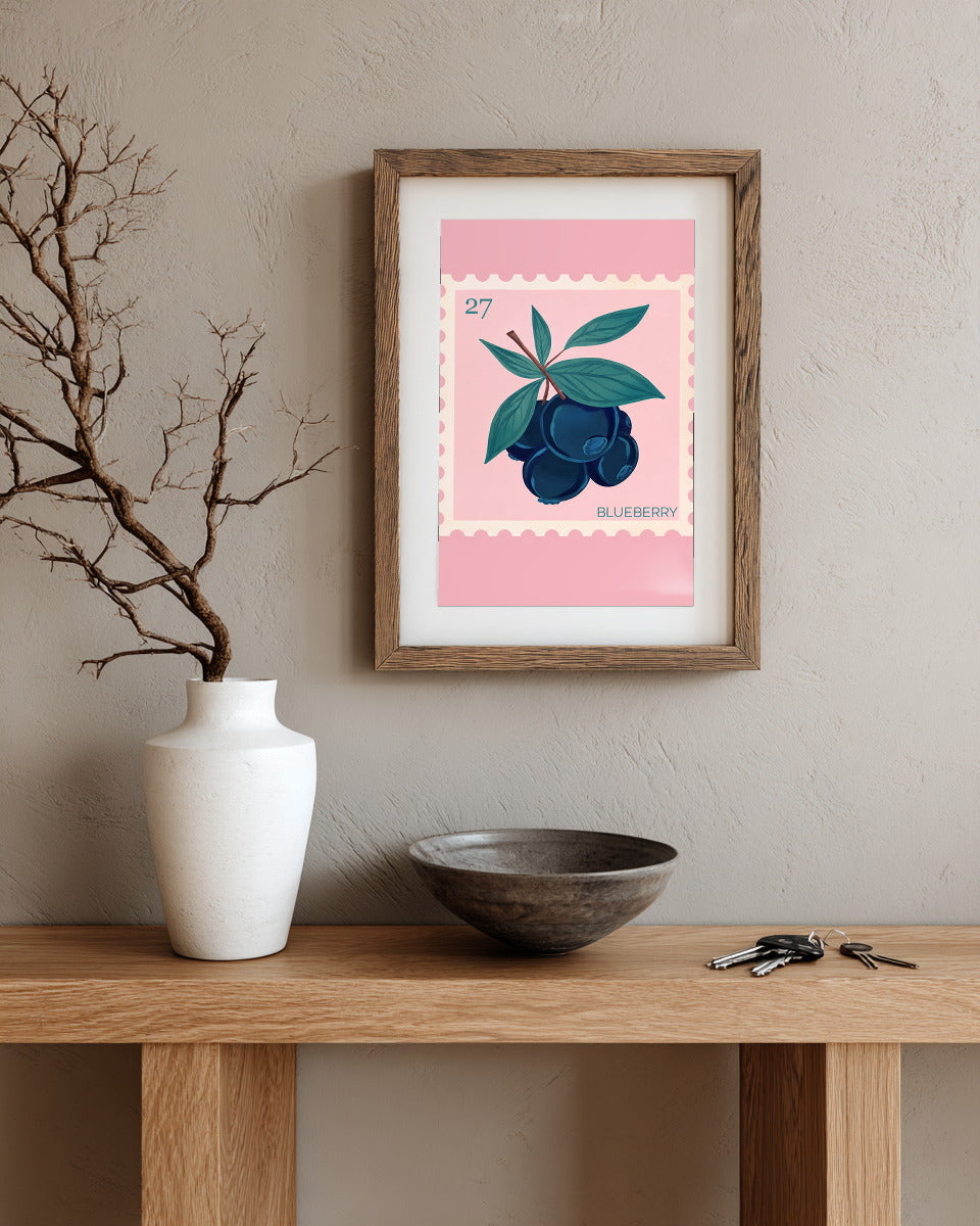 Briefmarke Blaubeere