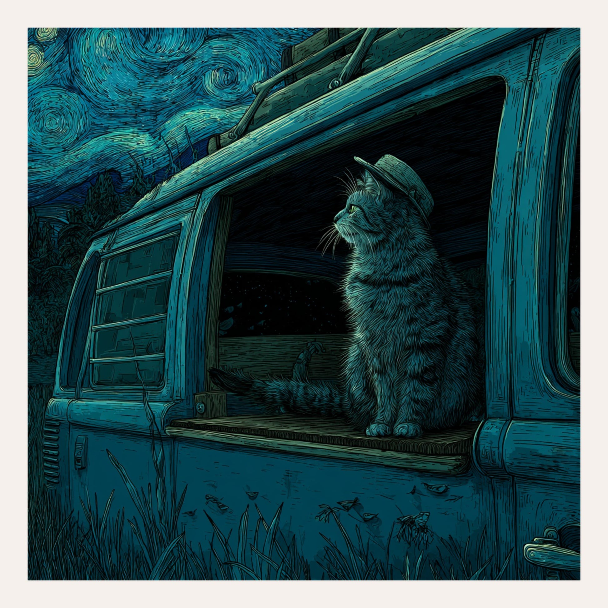 Midnight Road Cat