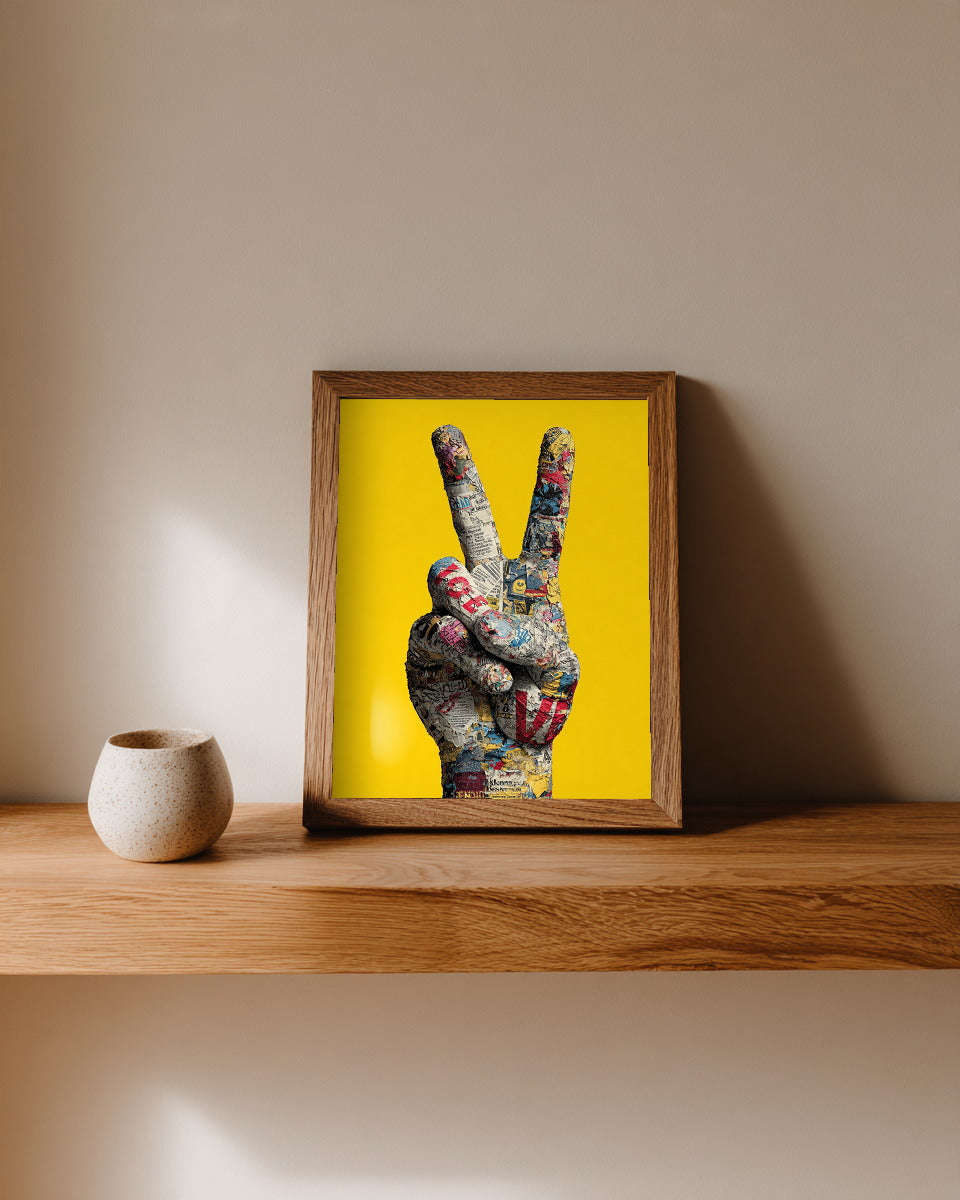 Paper Peace Sign