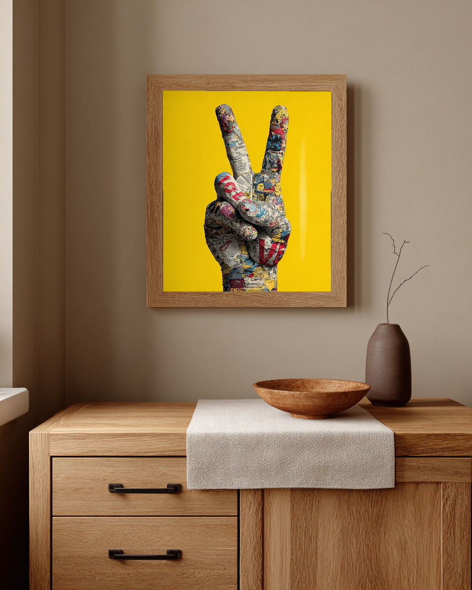 Paper Peace Sign
