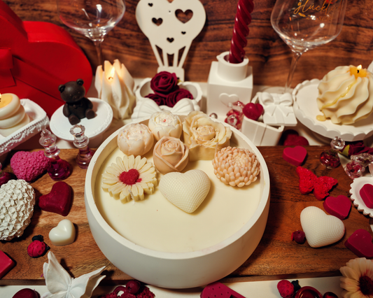 Valentine Flower Bowl Candle – Limited Edition