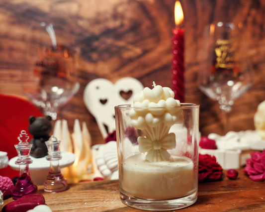 Bow Sculptural Candle – Glass Edition