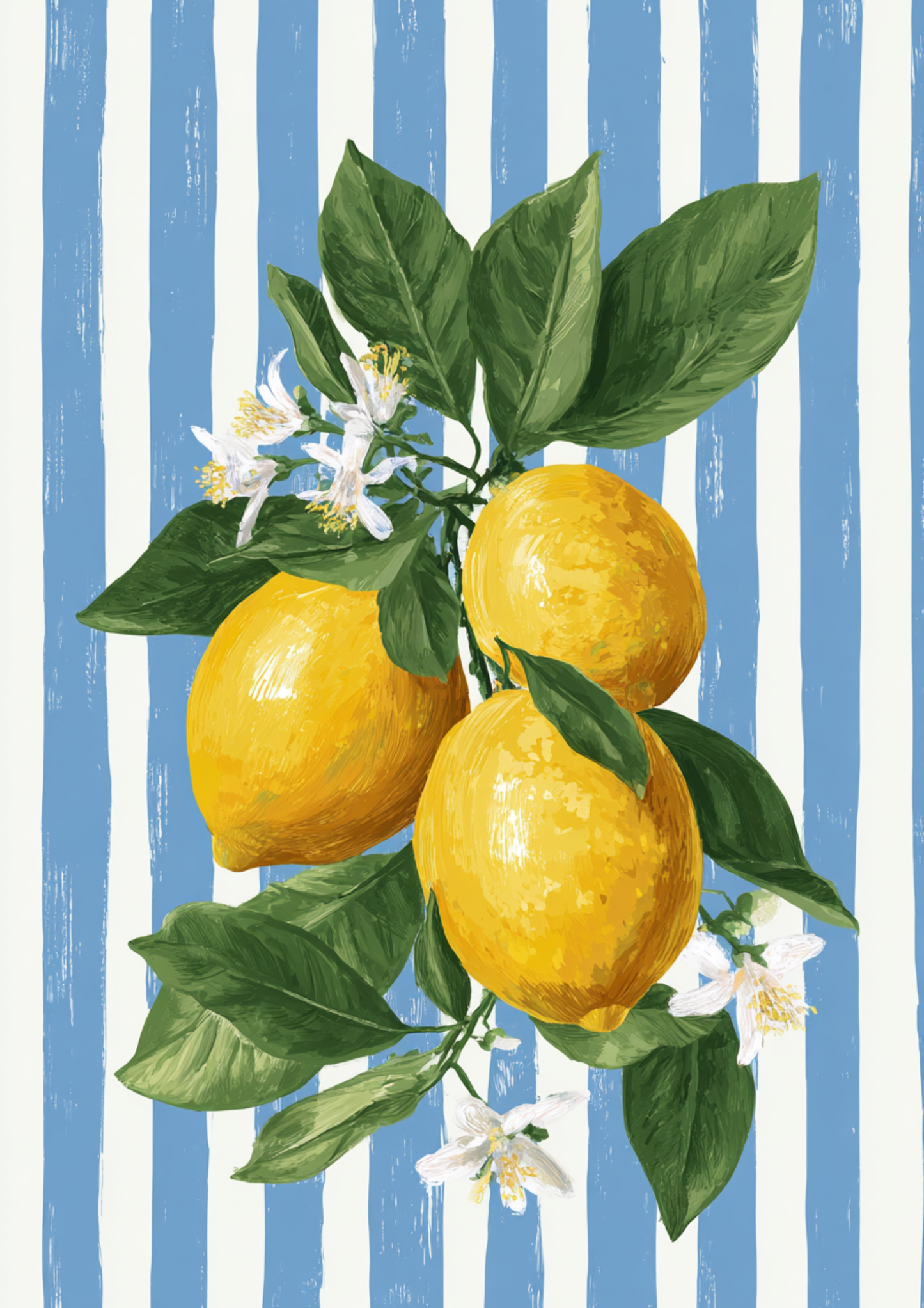 Lemon Stripe Days – A3