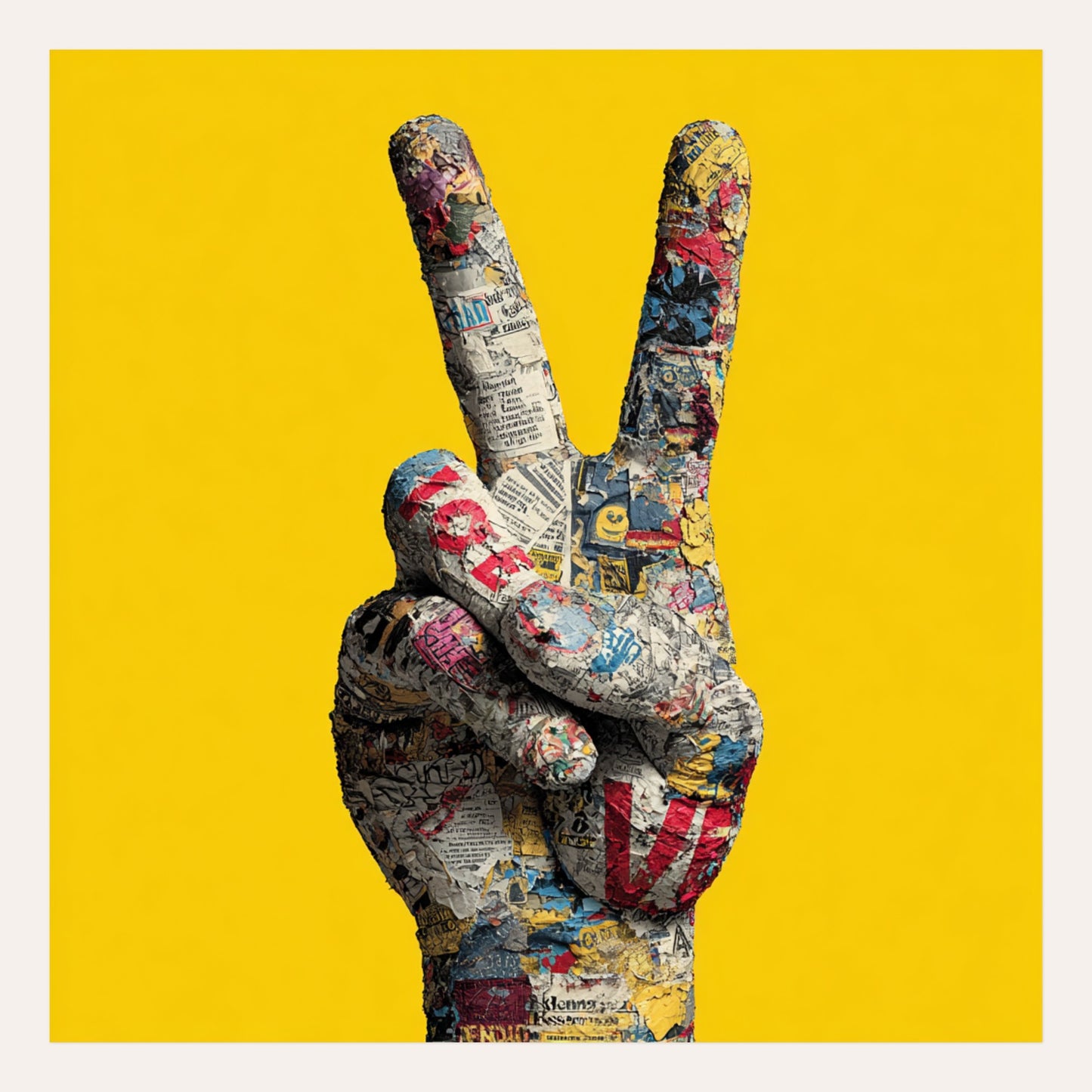 Paper Peace Sign