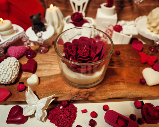 Rose Bloom Candle – Valentine Limited